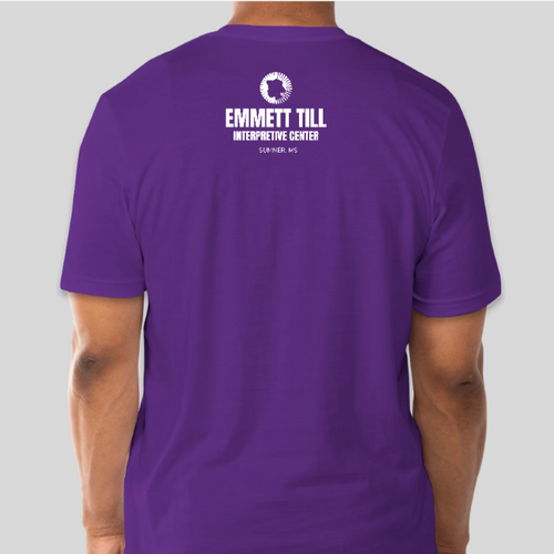 Purple 70th logo t-shirt